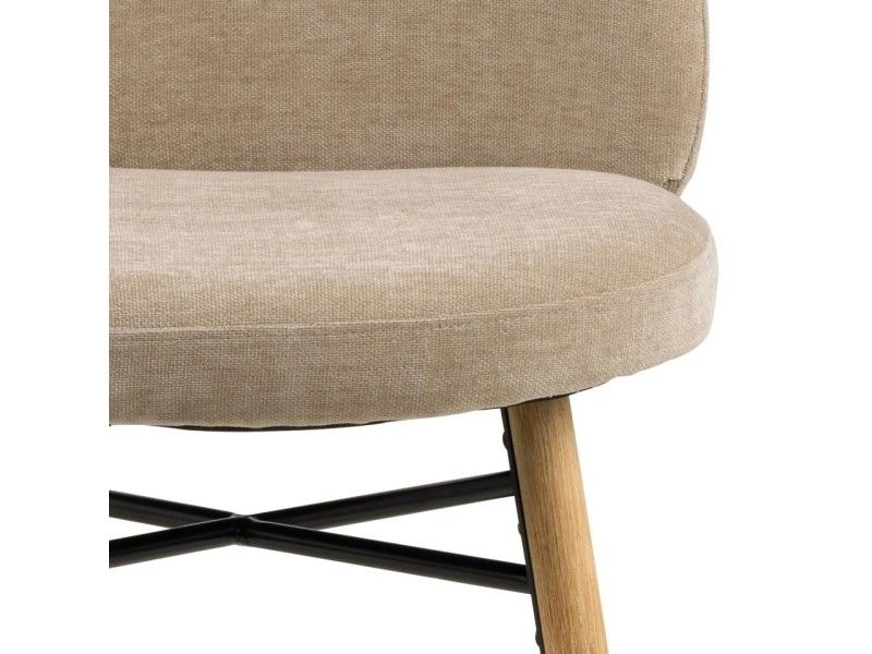 Krzesło Sophia beżowe/ dąb Danny 3 - ACTONA